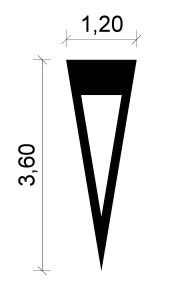 Señal M-6.5: CEDA EL PASO pintado