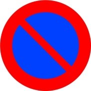 Señal R-308: Estacionamiento prohibido