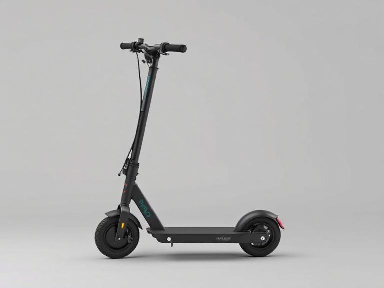 Patinete eléctrico visto de lado
